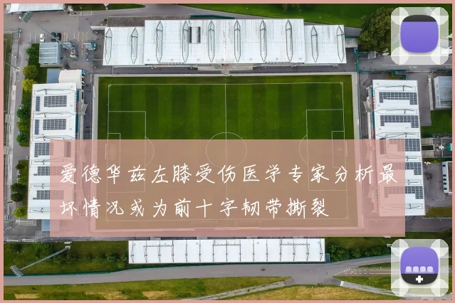 爱德华兹左膝受伤医学专家分析最坏情况或为前十字韧带撕裂