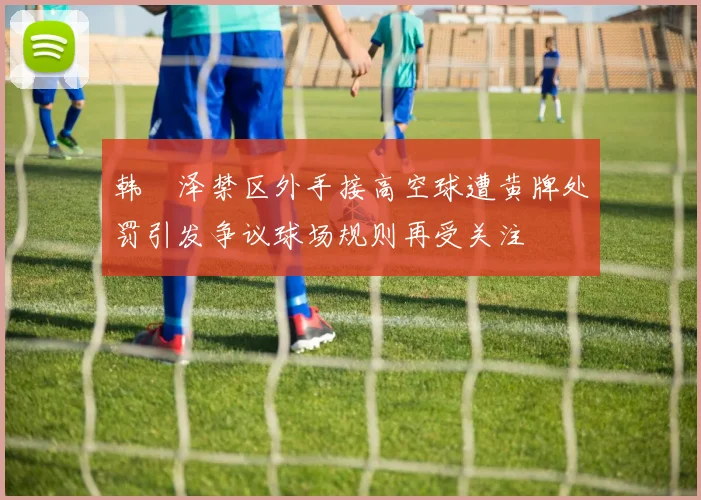 韩镕泽禁区外手接高空球遭黄牌处罚引发争议球场规则再受关注